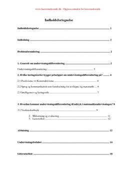 Download Folkeskoleloven: Undervisningsdifferentiering Folkeskoleloven: Undervisningsdifferentiering