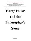 Harry Potter and the Philosopher's Stone undervisningsforløb Harry Potter and the Philosopher's Stone undervisningsforløb