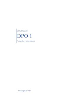 Forstyrrelser i undervisningen | DPO