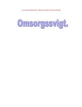 omsorgssvigt symptomer voksne omsorgssvigt symptomer voksne